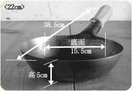 �傫��22cm/��1.0�~��/�[���F�W�����1cm�[�ڃT�C�Y�t���C�p���T�C�Y
