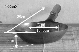 �傫��22cm/��2.3�~��/�[���F�W�����1cm�[�ڃT�C�Y�̃t���C�p���T�C�Y