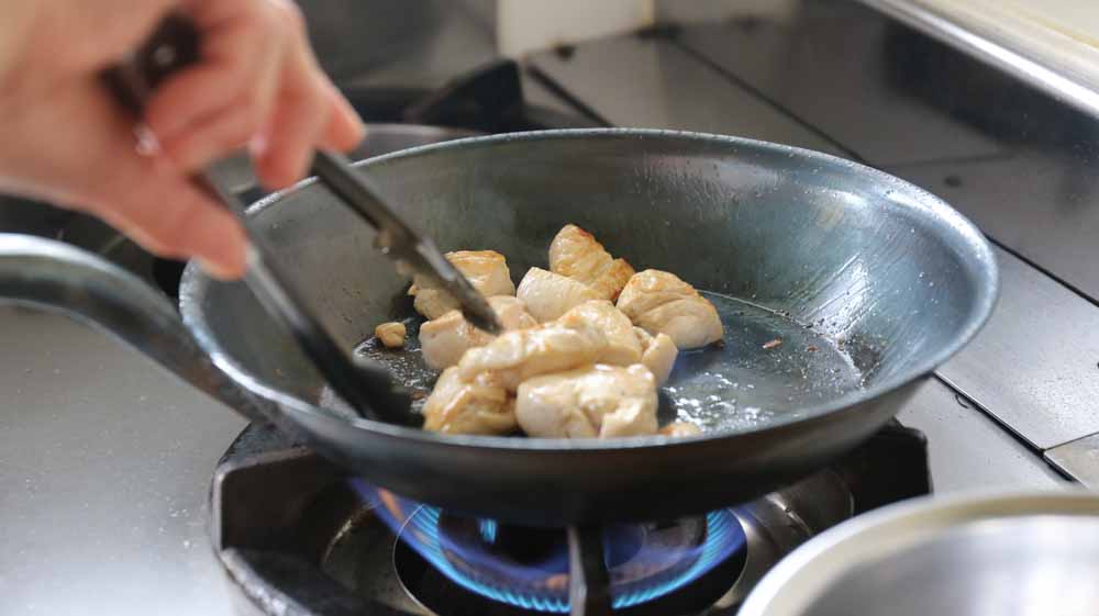 ココナッツミルクの炒め物写真3