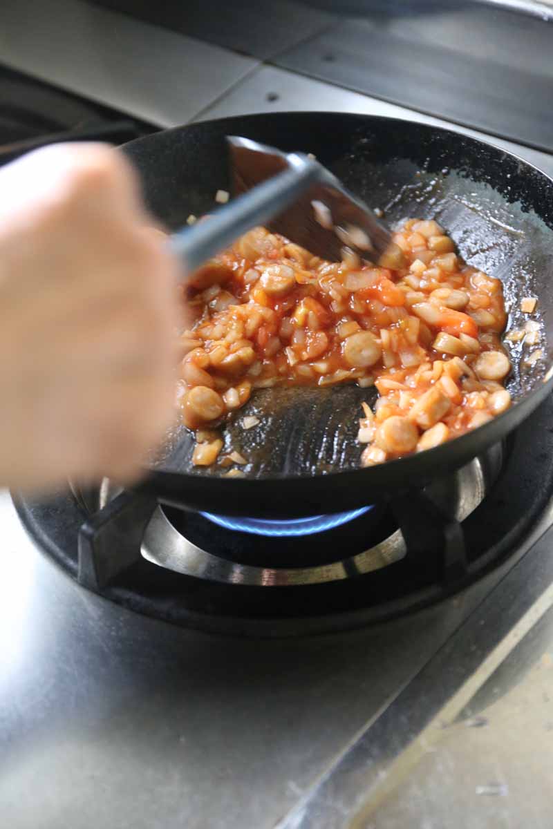 冷凍ご飯を強気でケチャップライスに