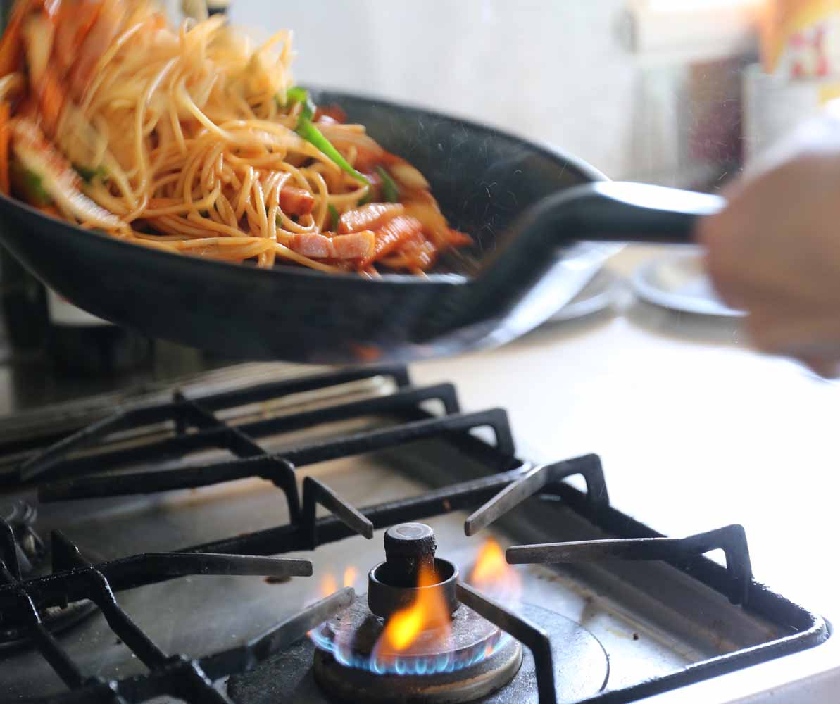スパゲティーフライパン2