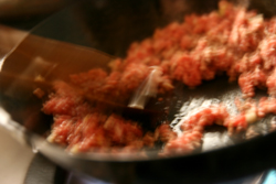 ドライカレー作り